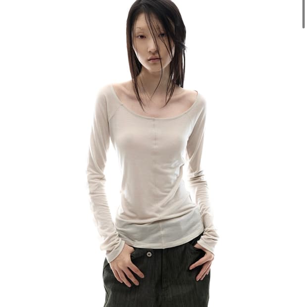 Flatseam Long Sleeve Top / Oatmeal