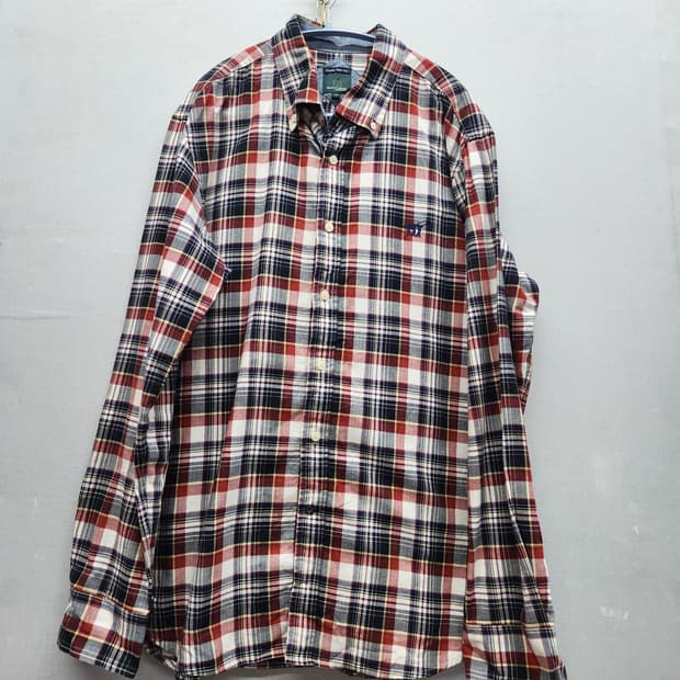 헨리코튼 로고 컬러믹스 체크 셔츠 110(XL)