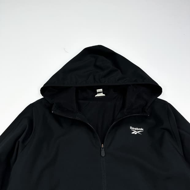 리복 클래식 풀오버 블랙 바람막이 자켓 (L)