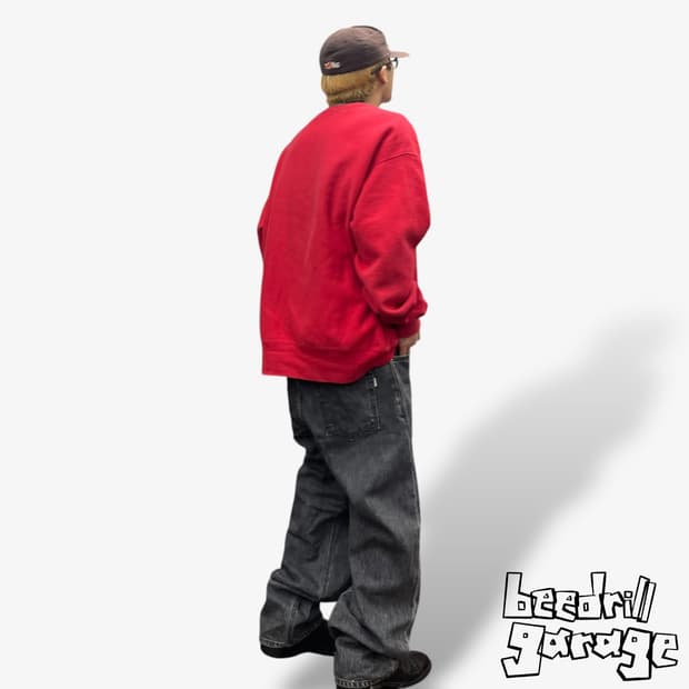 인더로우 흑청 데님팬츠