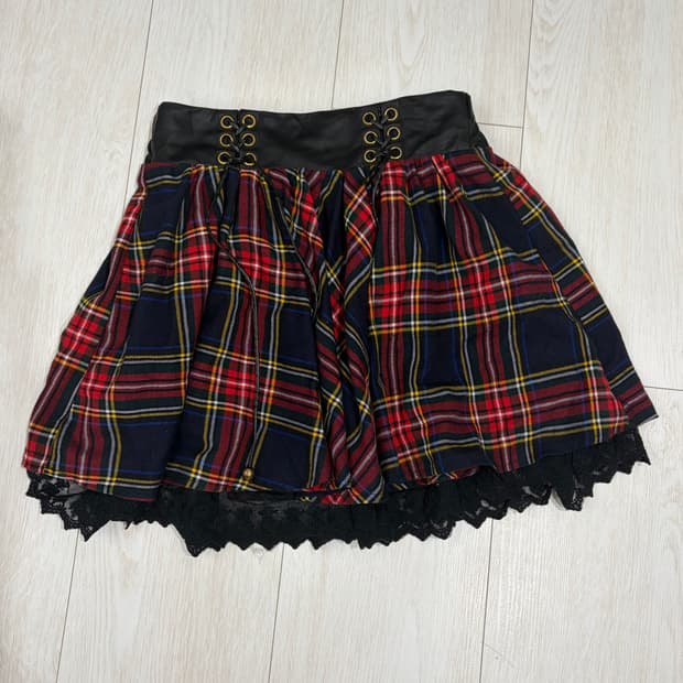 JPN 펑크깔 스커트