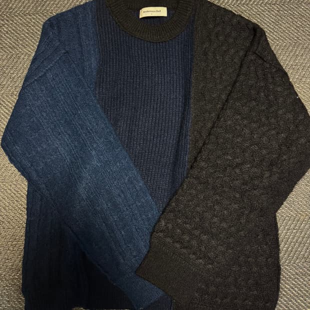 앤더슨벨 모헤어 니트 L사이즈