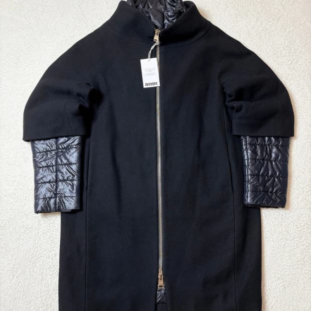 에르노 HERNO 패딩 캐시미어 블렌드 레이어드 울 롱 코트 PN6607