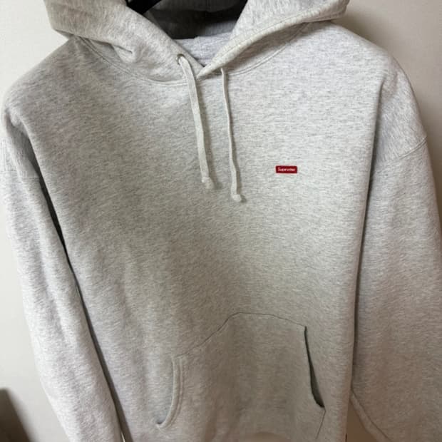 슈프림 미니로고 후드티