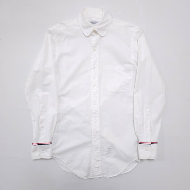 톰브라운 삼선 탭 셔츠