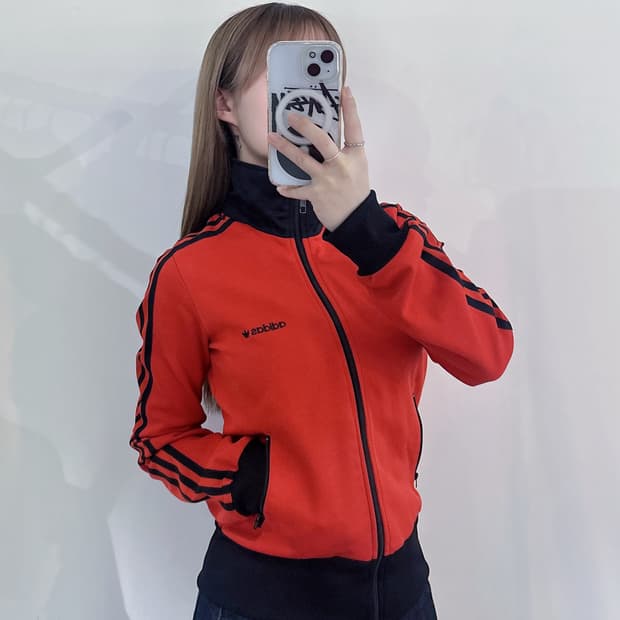 아디다스 베켄바우어 레드 트랙탑