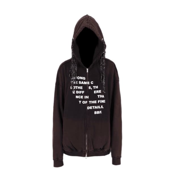 비바프 레게머리스타일 스트라이프 후디