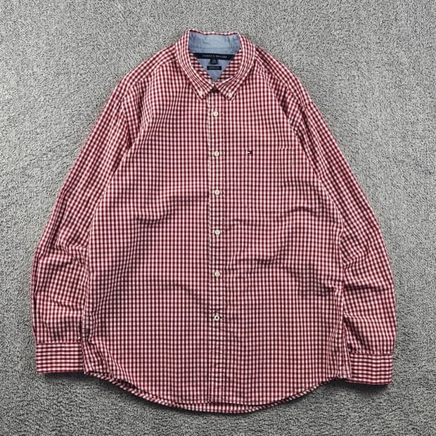 타미힐피거 체크 셔츠 ( XL ) / 12790
