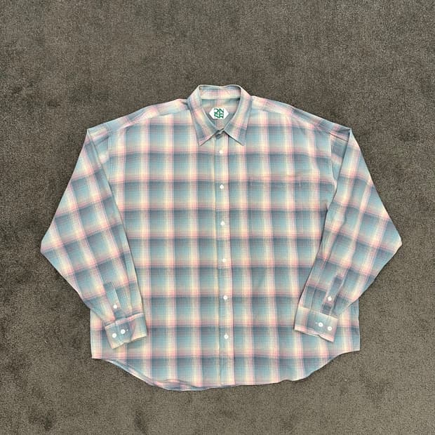 DRSN 체크 셔츠 L