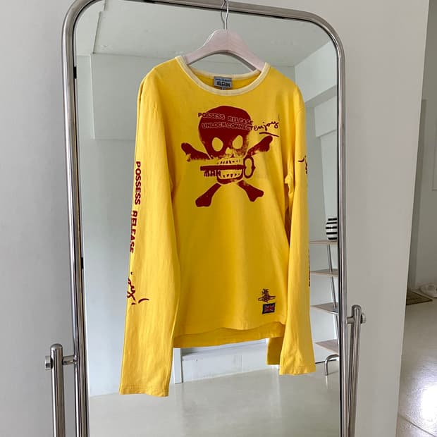 비비안웨스트우드 스컬 롱슬리브