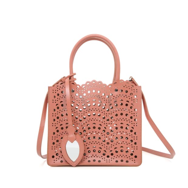 알라이아 가랑스 20 토트 ALAIA 레이저컷 미니백