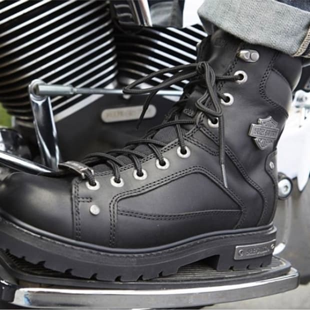 할리데이비슨 시그니쳐 스틸로고 에버콘 부츠 41size