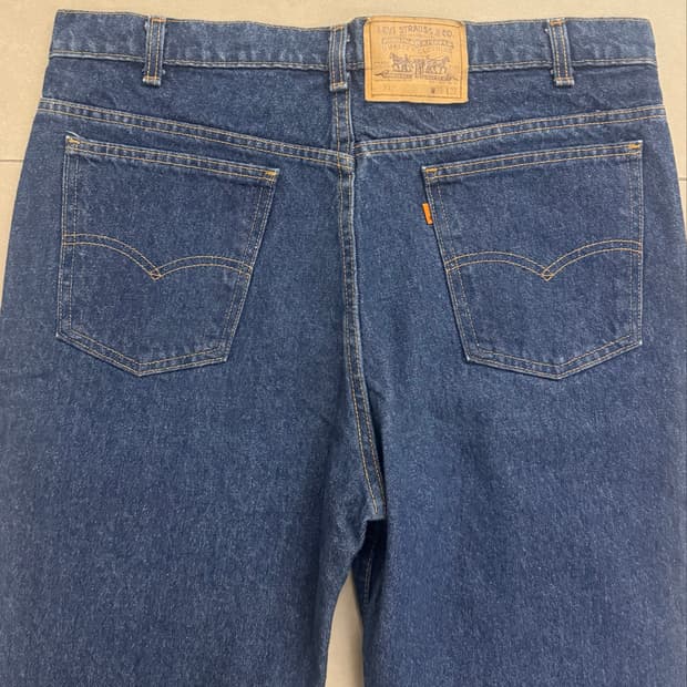 80‘s 빈티지 Levi’s 517 블랭크 오렌지탭 38x32