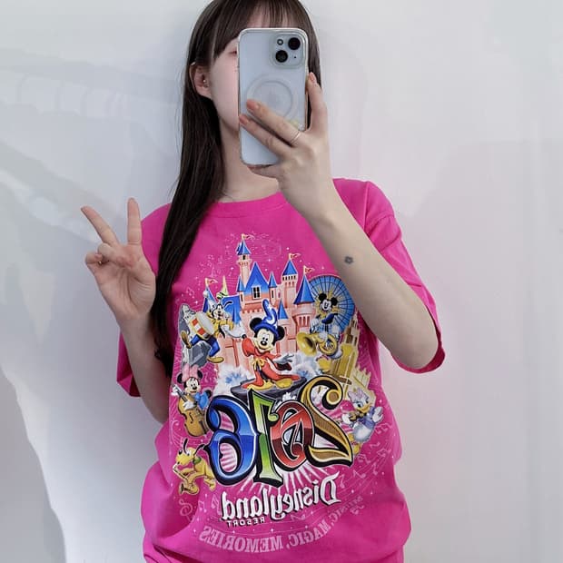 디즈니랜드 2016 미키마우스 반팔