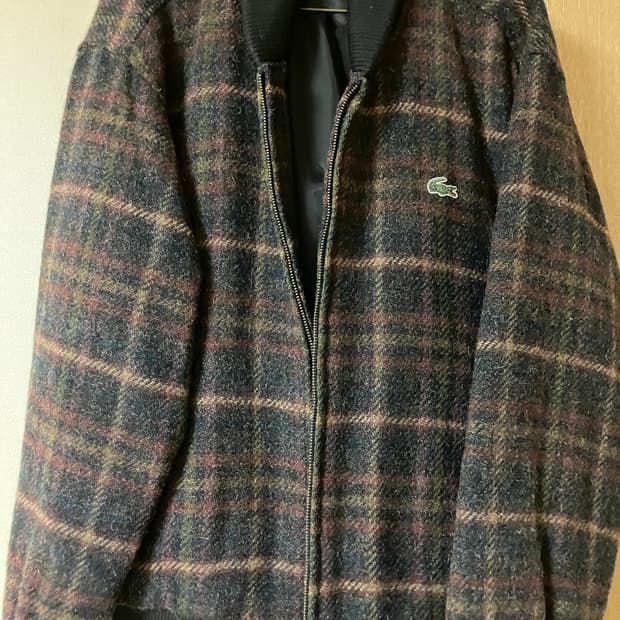 라코스테 빈티지 체크 자켓 95-100