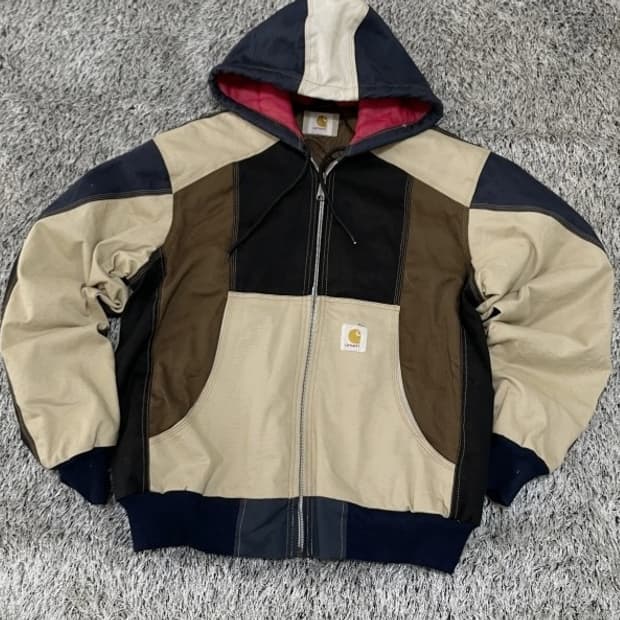 칼하트 컬러블록 후드 자켓 105/XL