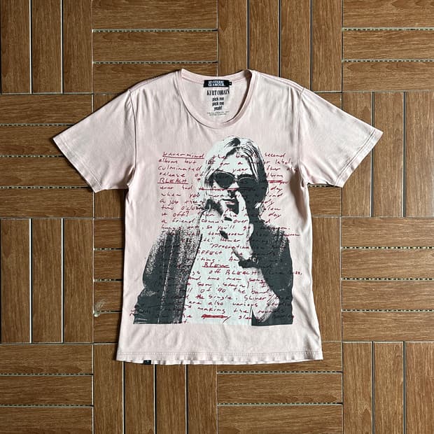 Hysteric Glamour ‘Kurt Cobain’ 1/2 tee
