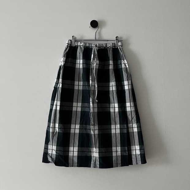 빈티지 체크스커트