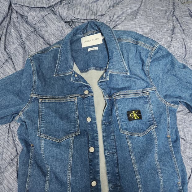 캘빈클라인 청자켓 데님자켓 빈티지