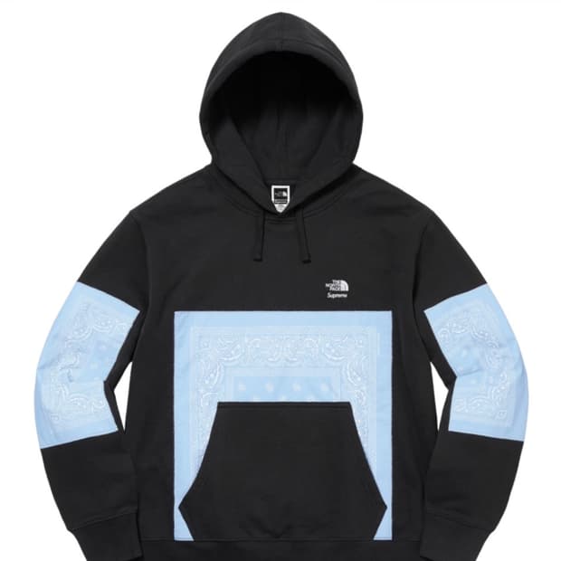 슈프림 x 노스페이스 반다나 셋업