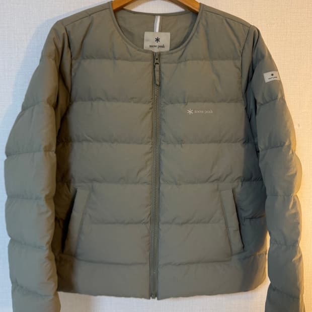 [S]스노우피크 경량패딩 올리브