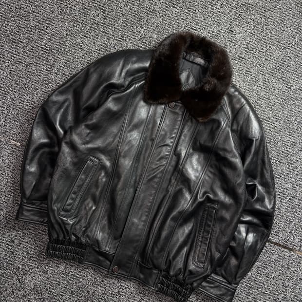 Arpeggio 아카이브 램스킨 무스탕 레더 자켓 2164