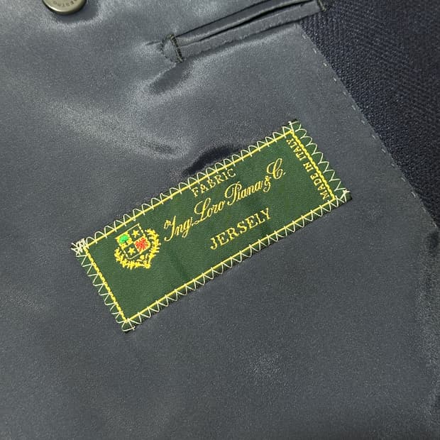 [새제품] 마에스트로 로로피아나 저지자켓 네이비 저지자켓 54L