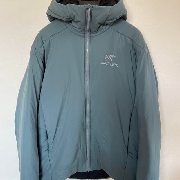 L 아크테릭스 아톰 헤비웨이트 AR 후디 teal