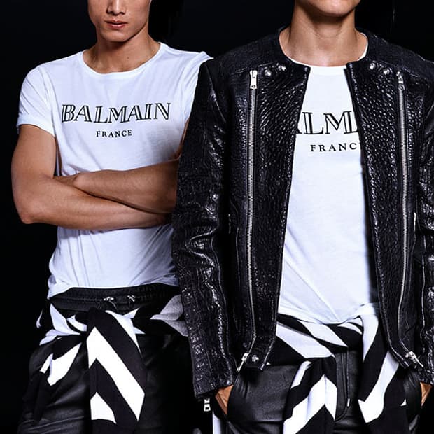 h&m 발망 라이더자켓