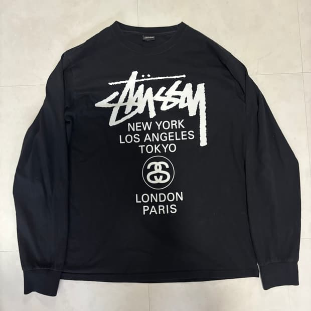 스투시 월드투어 롱슬리브 L
