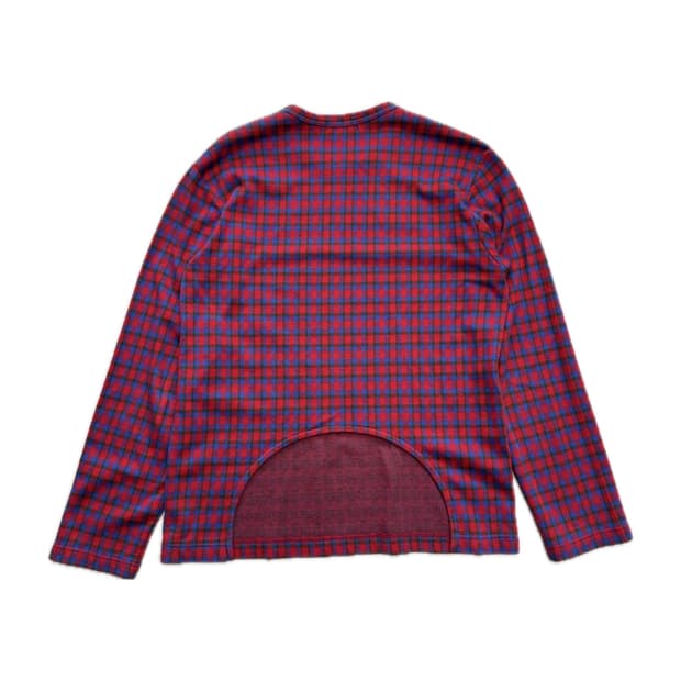 꼼데가르송 옴므플러스 언더 컷 패턴 니트 M