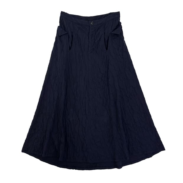 Y’s Crinkled Flare Skirt/ 2