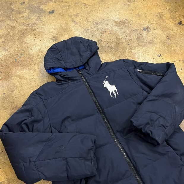 [정품/XL] 폴로 랄프로렌 빅포니 패딩 네이비 b14