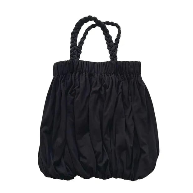 요지 야마모토 리미푸 주름 울 토트백