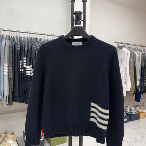 [3] 톰브라운 사선 도네갈 모헤어 니트