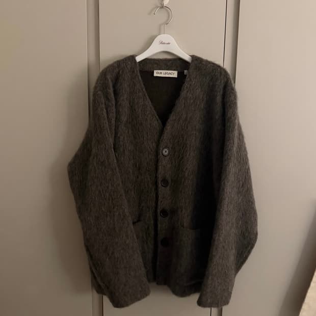 아워레가시 모헤어 가디건