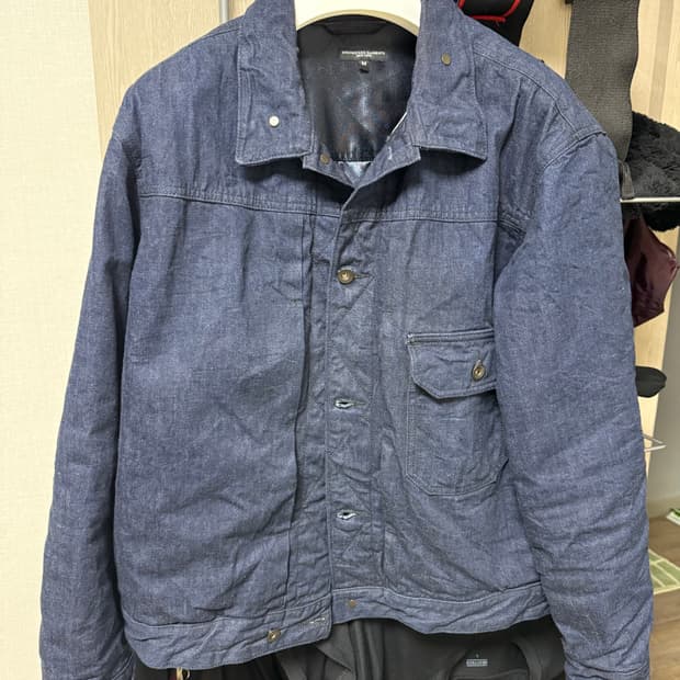 엔지니어드가먼츠 10oz 트러커 자켓 m