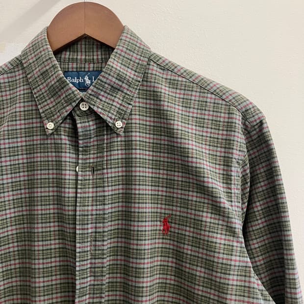 N162 폴로 체크셔츠