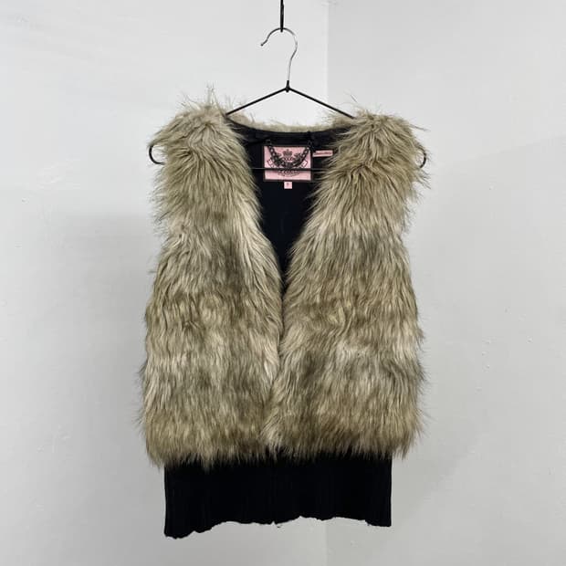 쥬시꾸뛰르 y2k 퍼 베스트