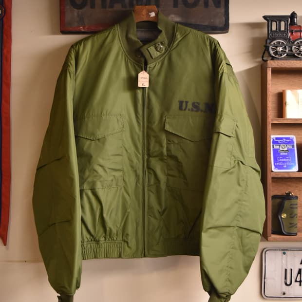 미군 웹자켓 리프로 U.S.N 스텐실 XL (미사용)