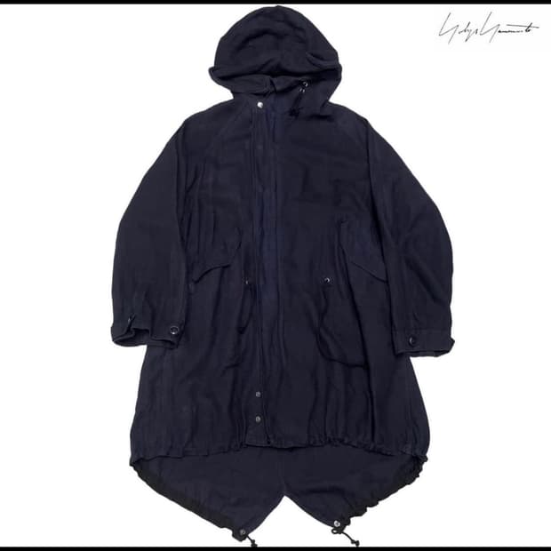 네고가능)요지 야마모토 피쉬테일 파카 Yohji Yamamoto Mens