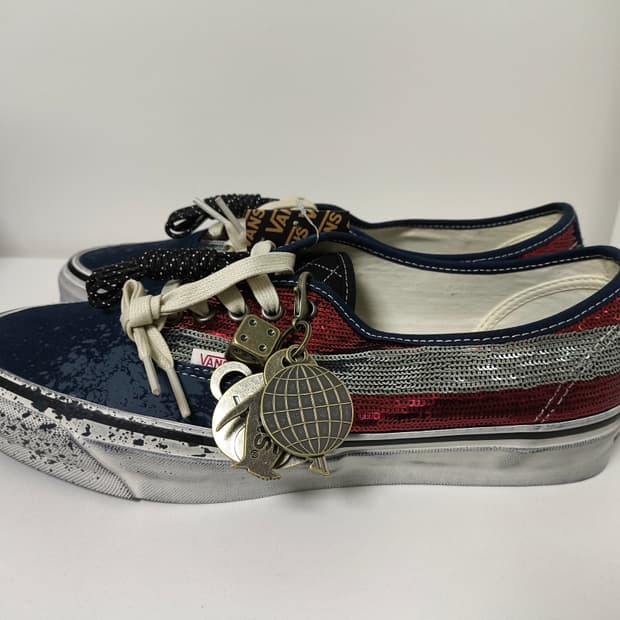 [290] 반스 LX 어센틱44 레드 네이비