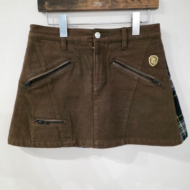 파리게이츠 골프 스커트 카키 67cm