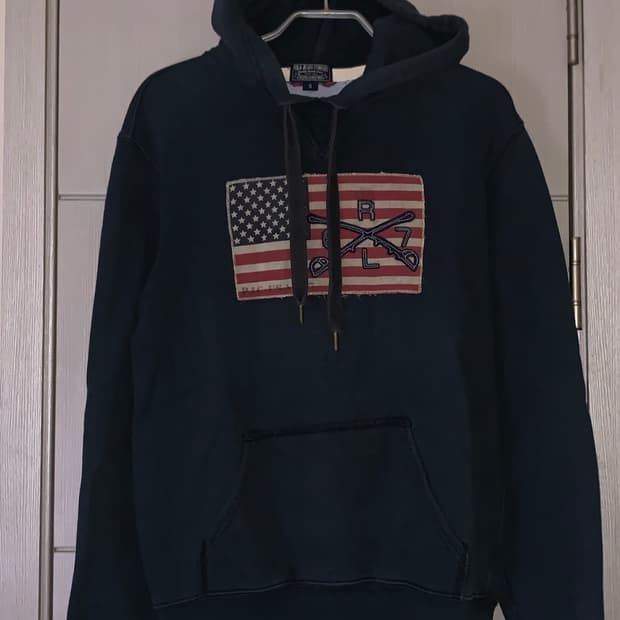 폴로진스 성조기 후드티