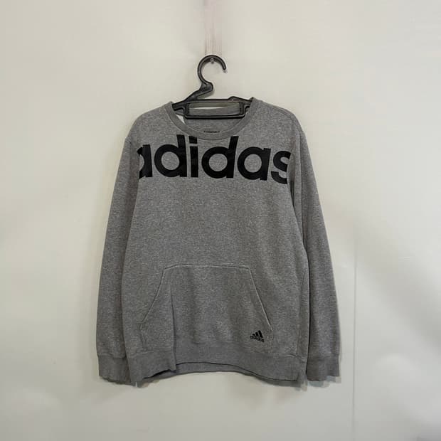 아디다스 남성 기모 맨투맨 100