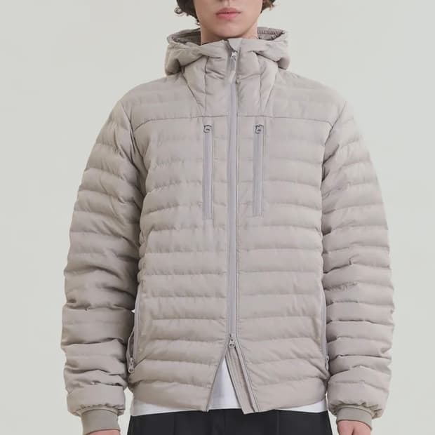 노이즈 라이트 경량 패디드 자켓 그레이 M사이즈