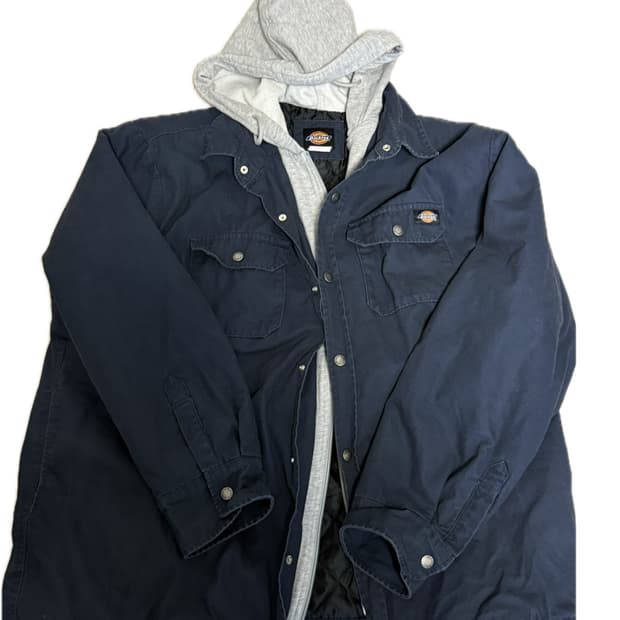 디키즈 네이비 후드 워크자켓 XXL