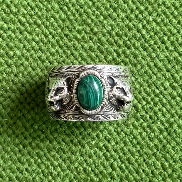 구찌 가든 펠린 헤드 실버 반지 A++급