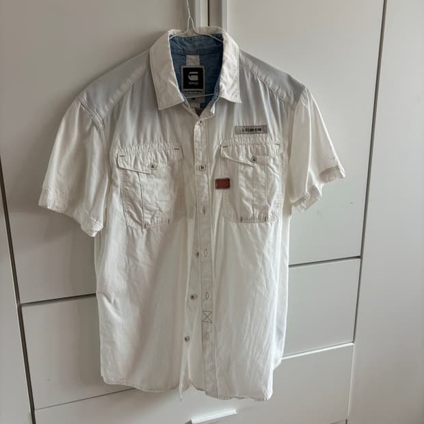 G star raw 밀리터리 반팔 셔츠