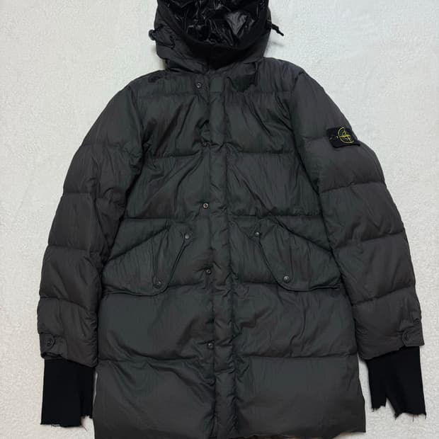 정품 스톤아일랜드 아카이브 크링크랩스 패딩 차콜